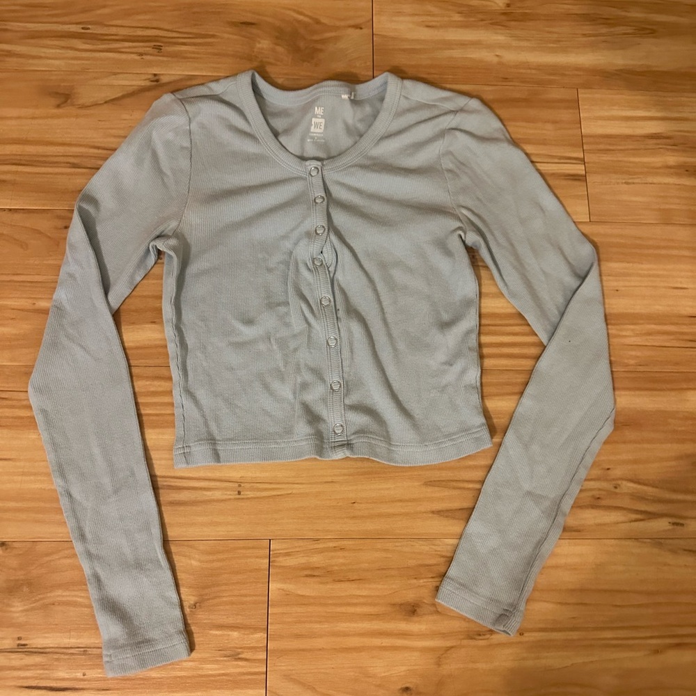 PacSun Light Blue Long Sleeve Top